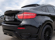 BMW X6 E71 2008–2014 Dakspoiler (zwart hoogglans) foto 1