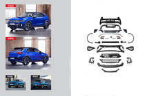 Volkswagen T-Roc 2017–2025 Restyling kit naar 2022+ R foto 1