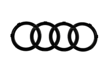 Audi Black voorste embleem (285 x 100 mm) foto 4