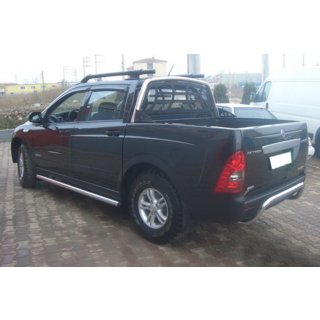 Sidebars (set van 2, RVS) SsangYong Action 2005–2018 foto 2
