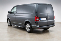Volkswagen T5 2010–2015 Sunrise side steps (2 stuks, aluminium) Korte wielbasis foto 1