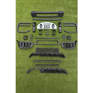 Voorbumperbeschermer met grille (voor AMG G63) foto 2