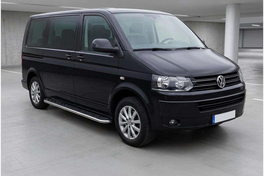 Volkswagen T5 2010–2015 Maydos V1 zijtreden (set 2 stuks, aluminium + RVS) Alleen voor korte wielbasis Image