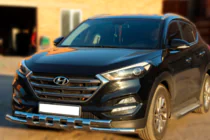 Hyundai Tucson TL 2016–2021 RVS bullbar voorzijde Shark foto 1
