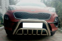 Kia Sportage 2015–2021 Voorste bullbar WT002 (RVS) foto 2