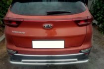 Kia Sportage 2015–2021 Achterbumperbescherming AK002-2 (RVS) foto 3