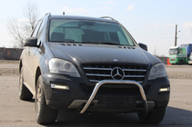 Mercedes ML W164 2005–2011 Frontbeugel WT006 (RVS) foto 1