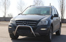 Mercedes ML W164 2005–2011 Frontbeugel WT006 (RVS) foto 2