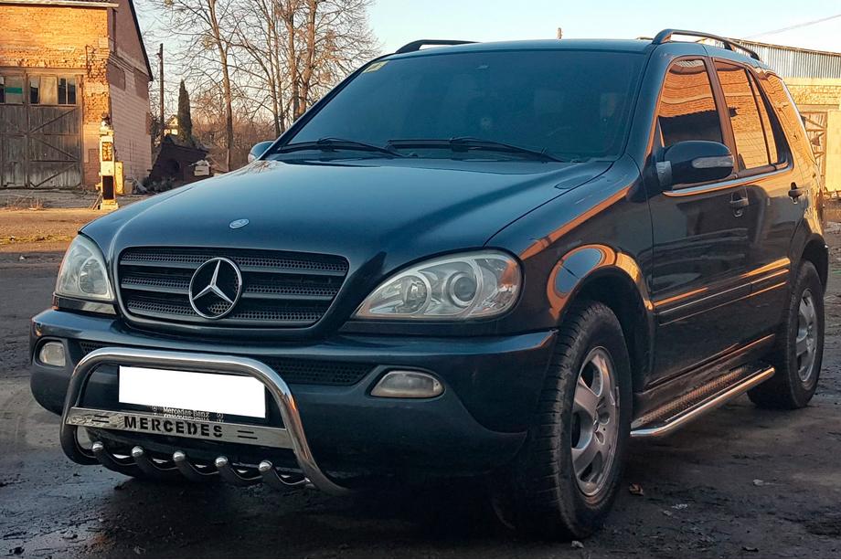 Mercedes ML W163 1997–2005 Bullbar WT004 (RVS) Foto 3