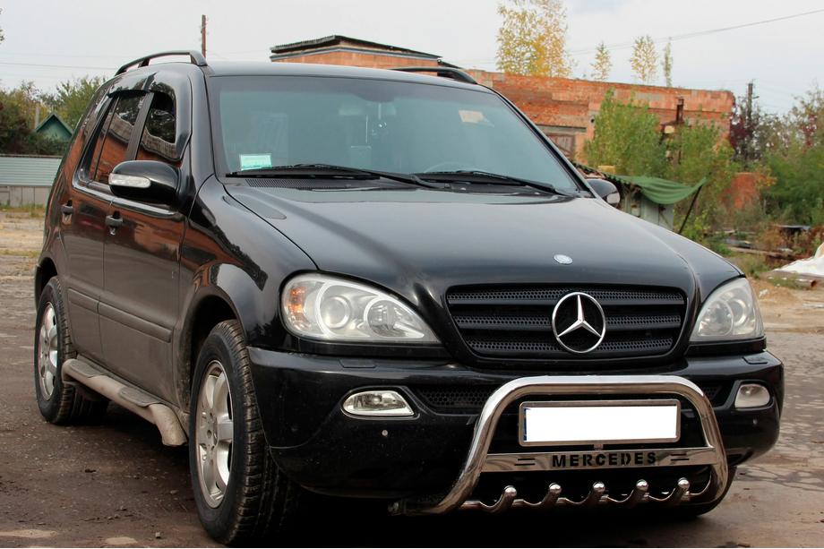 Mercedes ML W163 1997–2005 Bullbar WT004 (RVS) Foto 4