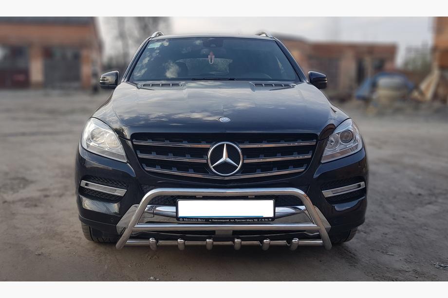 Mercedes GLE/ML-klasse W166 2011–2018 RVS bullbar WT003 Image