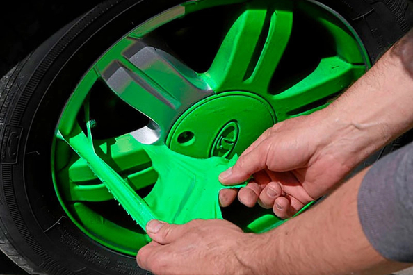 Kun je vloeibare rubber gebruiken bij autotuning? Foto 2