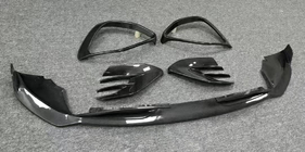 Mercedes GLE W167 2018– Front bumper lip (voor GLE53/AMG-Line 2023-2026, carbon) foto 2