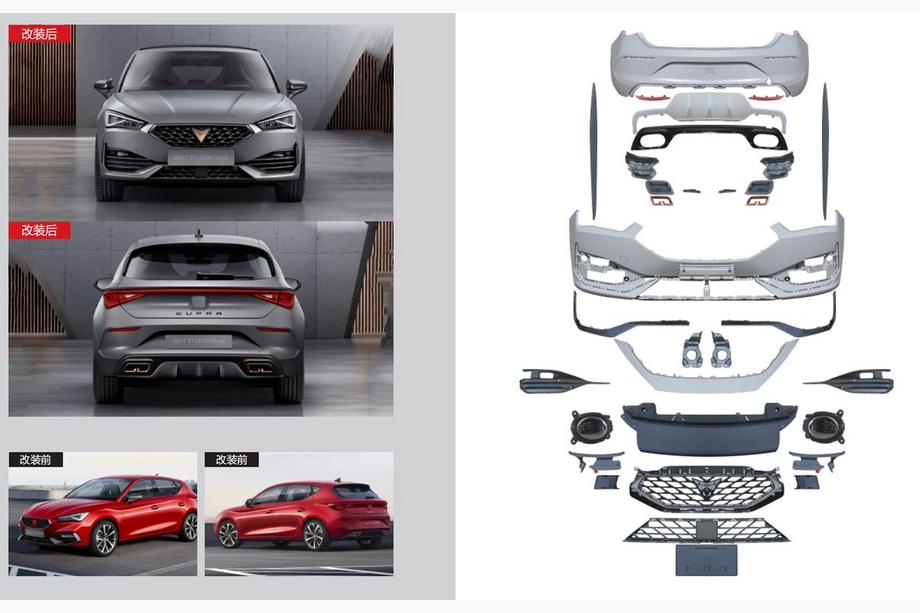 Seat Leon 2020– Cupra bodykit set Image