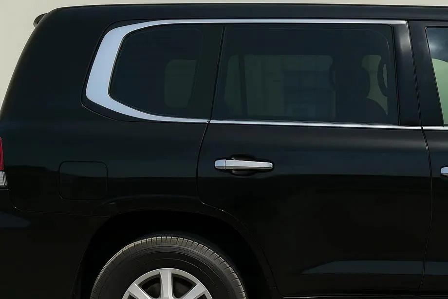 Lexus LX570/450d 2008–2022 Complete raamlijsten rondom de ramen Design 2025 (2008-2015, RVS) Foto 1