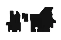 Renault Master 1998–2010 Rubberen automatten Carsuit (1998-2003, zwart) foto 1