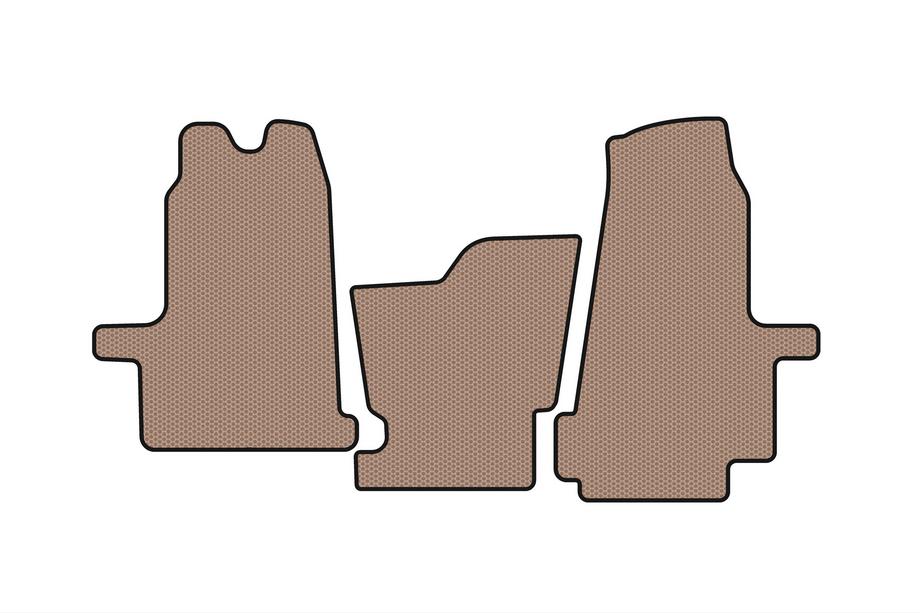 Ford Transit 2000–2014 Rubberen automatten Carsuit (2000-2006, automaat, beige) Image