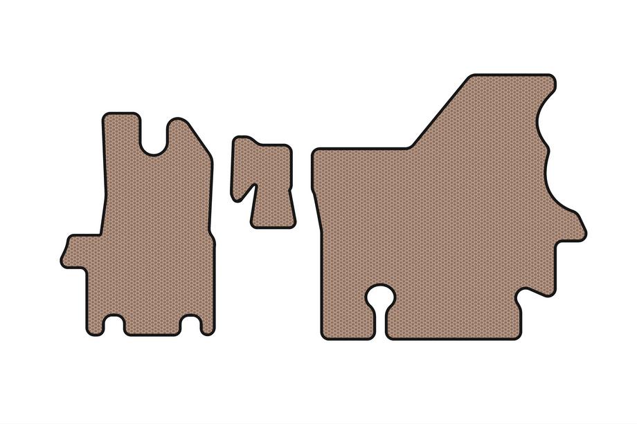 Renault Master 1998–2010 Rubberen automatten Carsuit (1998-2003, beige) Image