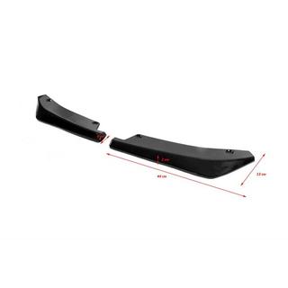 Universele Flap dorpelopzetstukken type A (2 stuks, hoogglans zwart, ABS-kunststof) foto 3