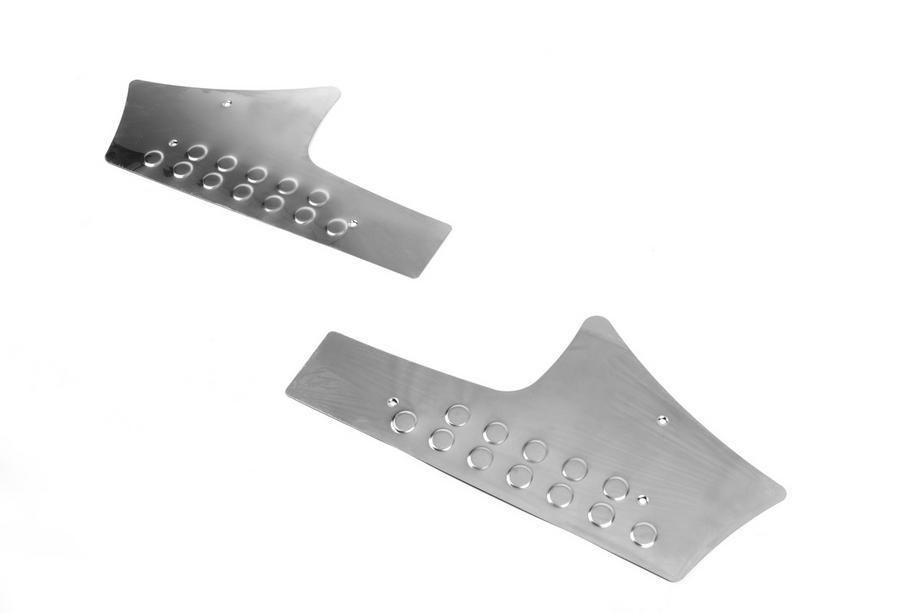 Citroen Berlingo 2008–2018 OmsaLine achterste binnen dorpellijsten RVS 2 stuks, OmsaLine - Italiaans roestvrij staal Foto 2