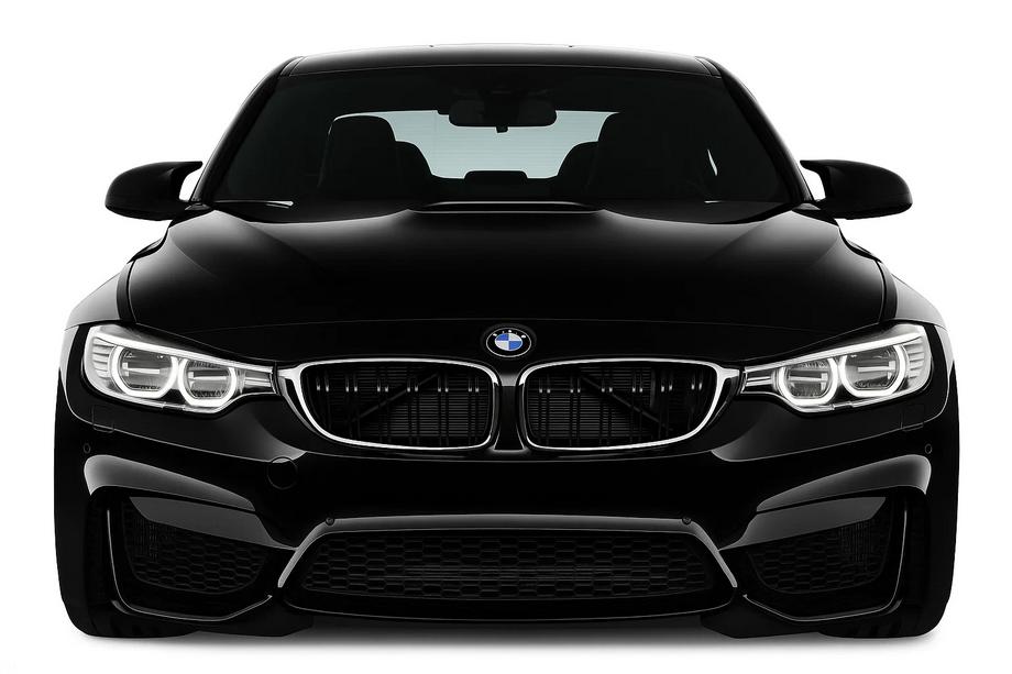 BMW 3 Serie F30/F31 2012–2019 M-Look nierengrille (voor F80, hoogglans zwart met chromen rand) Image