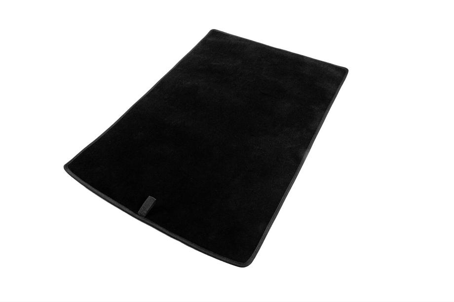 BMW 5/i5 Serie G60/G60E/G61 2023– Premium textiele kofferbakmat (Voor G60, Zwart) Foto 2