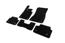 BMW 5/i5 Serie G60/G60E/G61 2023– Deluxe textiele automatten (Voor G60/61, Zwart) foto 2
