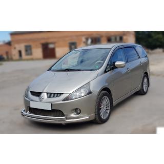 Voorbeschermbeugel ST014 (RVS) Mitsubishi Grandis 2003–2011 foto 2