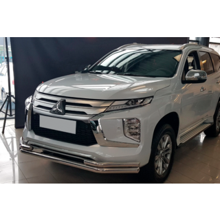 Bullbar ST085 (2020+, roestvrij staal) Mitsubishi Pajero Sport 2015– foto 1
