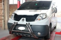 Renault Trafic 2001–2015 Bullbar F1-01 (RVS) foto 2