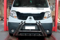 Opel Vivaro 2001–2015 Bullbar F1-01 (RVS) foto 1