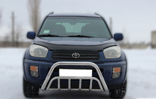 Toyota Rav 4 2001–2005 Voorste bullbar WT002 (RVS) foto 1