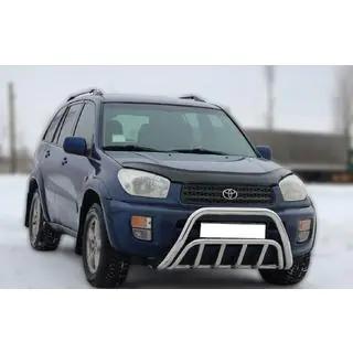 Voorste bullbar WT002 (RVS) Toyota Rav 4 2001–2005 foto 2