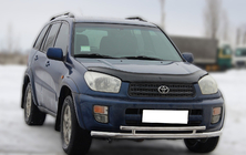 Toyota Rav 4 2001–2005 RVS voorbescherming ST014-1 foto 2