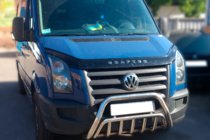 Volkswagen Crafter 2006–2016 Voorste bullbar WT002 (RVS) foto 1