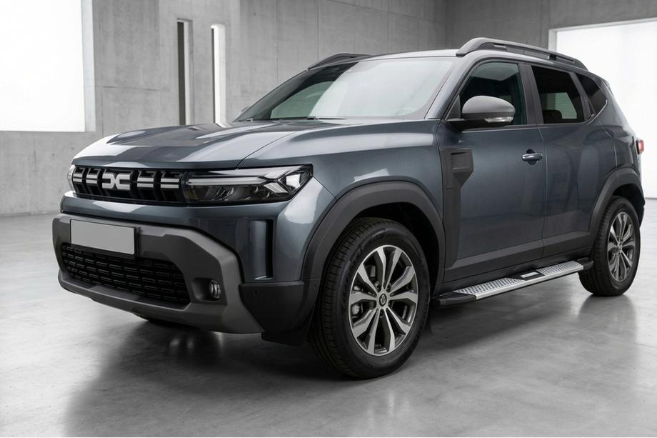 Dacia Duster 2024– Mevsim Grey side steps (2 stuks, aluminium) Image