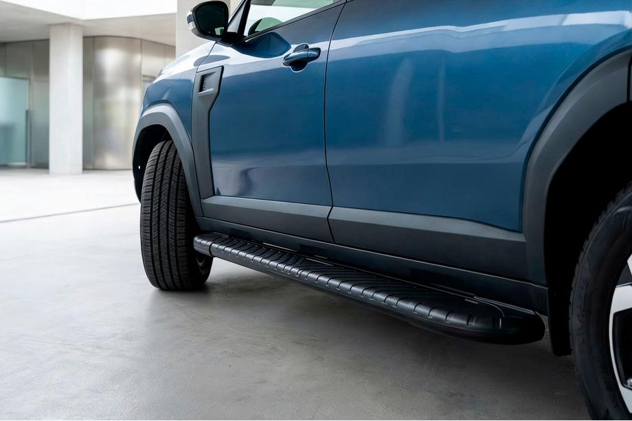 Renault Duster 2024– Side steps Bosphore Black (set van 2, aluminium) Image