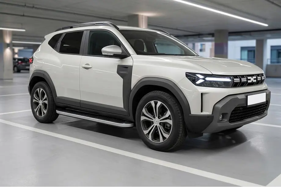 Renault Duster 2024– Side steps Tayga Grey V1 (set van 2, aluminium) Image