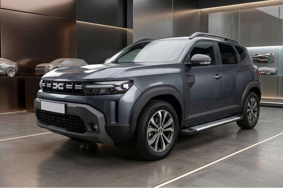 Renault Duster 2024– Line side steps (set van 2, aluminium) Image
