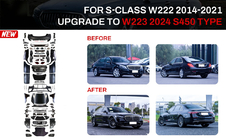 Mercedes S-Class W222 2013–2022 Restylingkit voor W223 AMG Line (met deurgrepen en inserts) foto 1