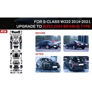 Facelift kit voor W223 BRB (met deurgrepen en inzetstukken) Mercedes S-Class W222 2013–2022