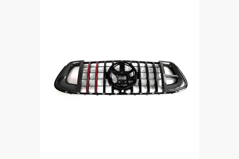 Mercedes GLE Coupé C167 2019– Radiateurgrille GT Panamericana GT-R Carbon (voor AMG-Line/GLE53/GLE63 2019-2023) Foto 4