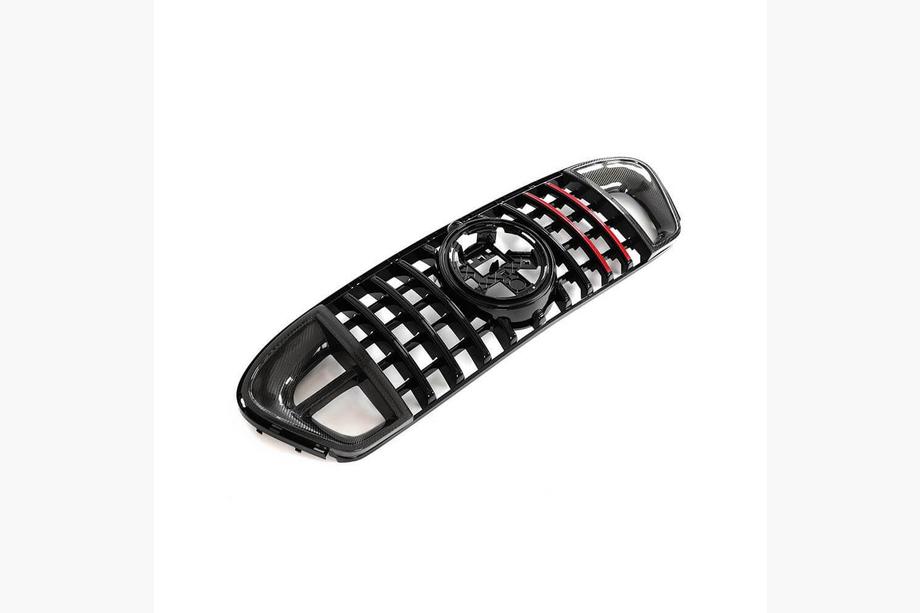 Mercedes GLE Coupé C167 2019– Radiateurgrille GT Panamericana GT-R Carbon (voor AMG-Line/GLE53/GLE63 2019-2023) Foto 5