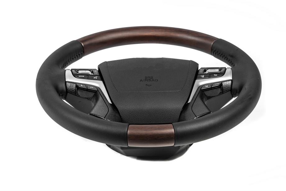 Toyota Land Cruiser 200 2007–2021 Stuurwiel met verwarming (donker hout) Foto 4