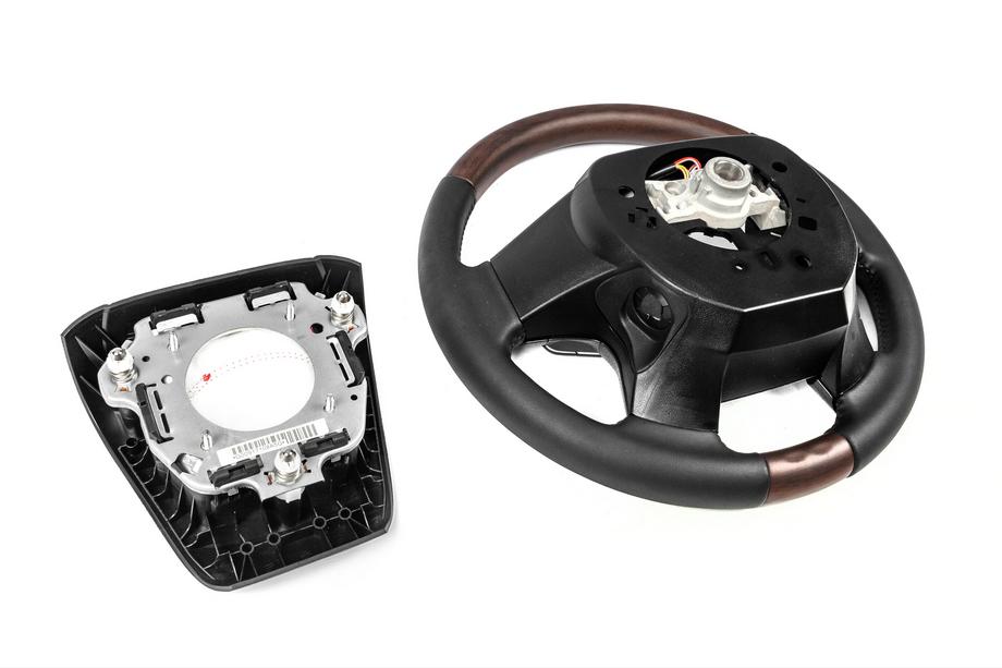 Toyota Land Cruiser 200 2007–2021 Stuurwiel met verwarming (donker hout) Foto 11