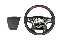Toyota Land Cruiser Prado 150 2009–2023 Stuurwiel met verwarming (donker hout) foto 6