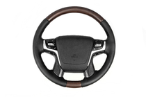 Toyota Land Cruiser Prado 150 2009–2023 Stuurwiel met verwarming (donker hout) foto 1