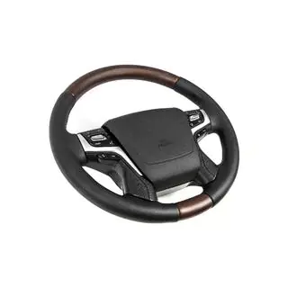 Stuurwiel met verwarming (donker hout) Toyota Land Cruiser Prado 150 2009–2023 foto 3