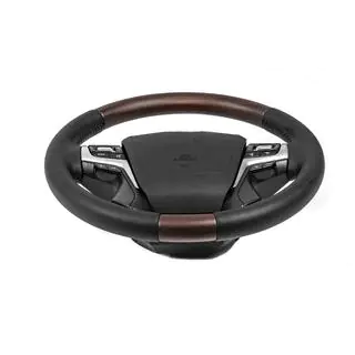 Stuurwiel met verwarming (donker hout) Toyota Land Cruiser Prado 150 2009–2023 foto 2