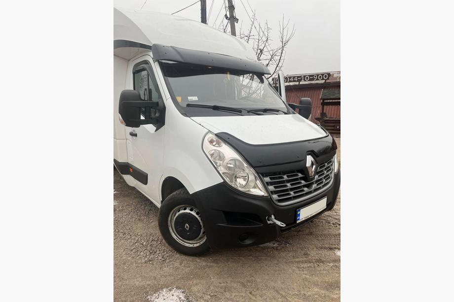 Renault Master 2011–2023 Voorruit zonneklep V1 (glans zwart, 5 mm) Image